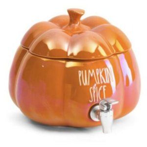 NIB Rae Dunn Pumpkin Spice Beverage Dispenser